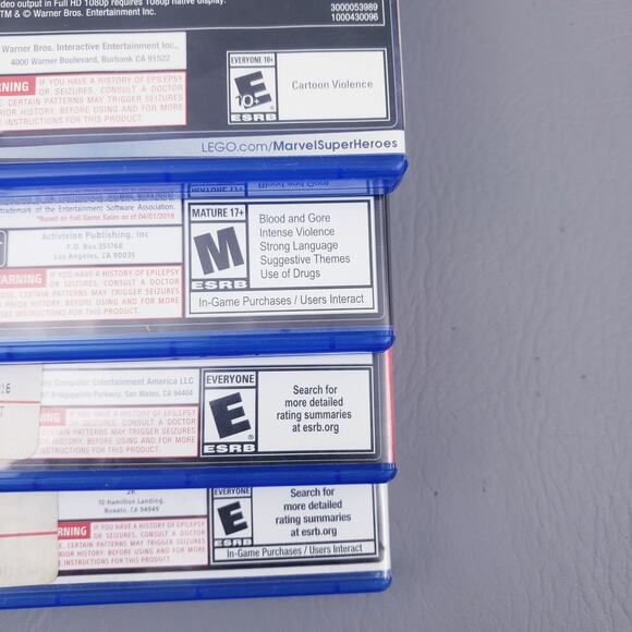 PS4 Game Lot - Lego Marvel, Call of Duty Modern Warfare, DriveClub, NBA2K19 - Picture 8 of 8